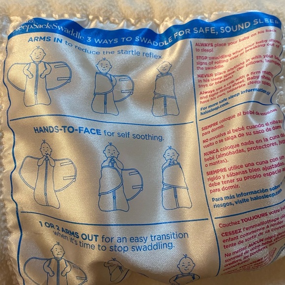 Halo Swaddle Microfleece cream small 3-6 months - Picture 7 of 7